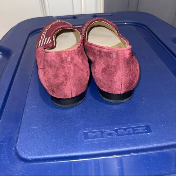Vaneli Women's Burgundy Suede Loafers size 9.5 - Picture 5 of 10